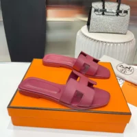 Hermes Women Oran Sandal-Rose H202272Z (1)