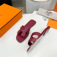 Hermes Women Oran Sandal-Rose H202272Z (1)