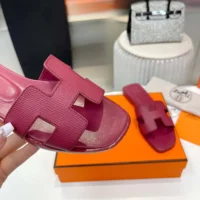 Hermes Women Oran Sandal-Rose H202272Z (1)