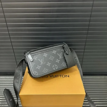 Louis Vuitton LV Men Bosphore Wearable Wallet Monogram Eclipse-Black M12599