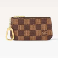 ルイ・ヴィトン LV ユニセックス キーポーチ ダミエ・エベヌ N62658