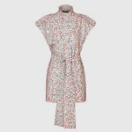 Abito con cintura Louis Vuitton LV Monogram Bloom da donna 1AHHZQ