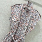 Abito con cintura Louis Vuitton LV Monogram Bloom da donna 1AHHZQ