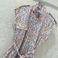 Louis Vuitton LV Women Monogram Bloom Belted Dress 1AHHZQ (1)