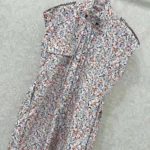 Abito con cintura Louis Vuitton LV Monogram Bloom da donna 1AHHZQ