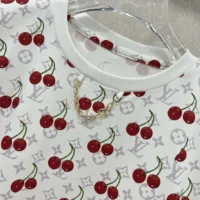 Louis Vuitton Men LV x TM Cherry T-Shirt 1AHJJ8 (1)
