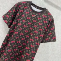 Louis Vuitton Men LV x TM Cherry T-Shirt 1AHJJF (1)