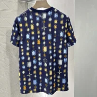 Louis Vuitton Men Necklace Print T-Shirt 1AI462 (1)
