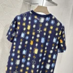Louis Vuitton Herr T-shirt med halsbandstryck 1AI462