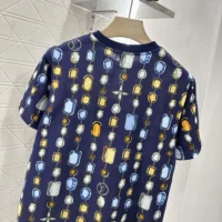 Louis Vuitton Men Necklace Print T-Shirt 1AI462 (1)