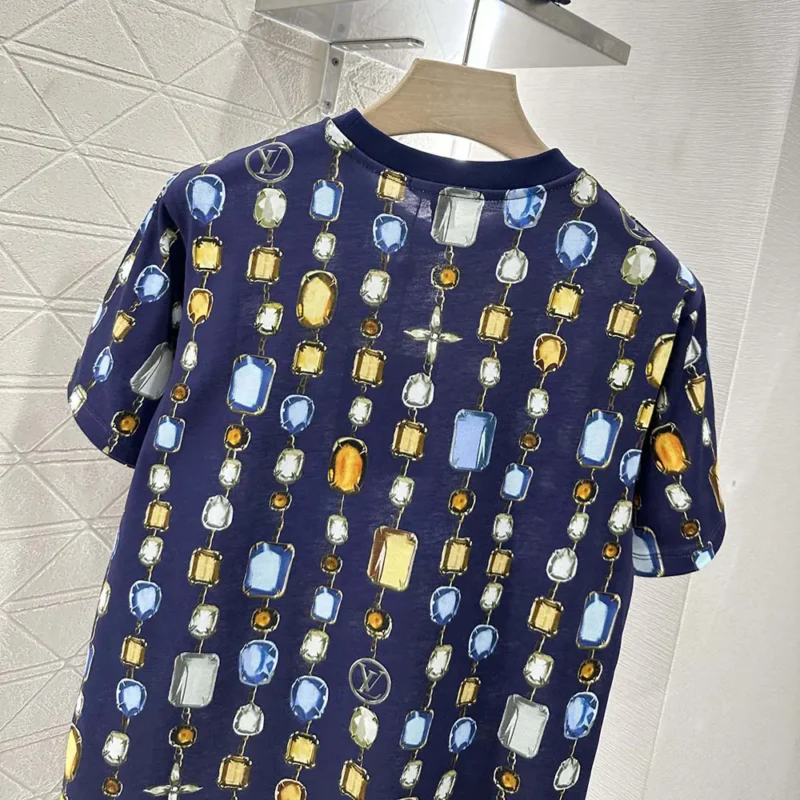 T-shirt imprimé collier Louis Vuitton pour homme 1AI462