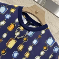 Louis Vuitton Men Necklace Print T-Shirt 1AI462 (1)