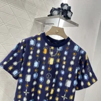 Louis Vuitton Men Necklace Print T-Shirt 1AI462 (1)