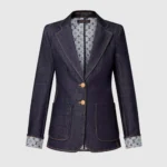 Louis Vuitton Women Denim Preppy Blazer 1AI144