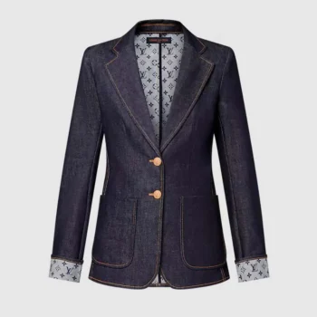 Louis Vuitton Women Denim Preppy Blazer 1AI144