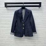 Louis Vuitton Women Denim Preppy Blazer 1AI144