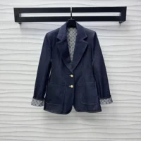 Louis Vuitton Women Denim Preppy Blazer 1AI144 (1)
