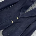 Louis Vuitton Women Denim Preppy Blazer 1AI144
