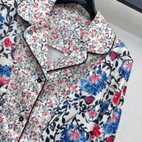 Louis Vuitton Women Floral Vine Pajama Shirt 1AHHVI (1)
