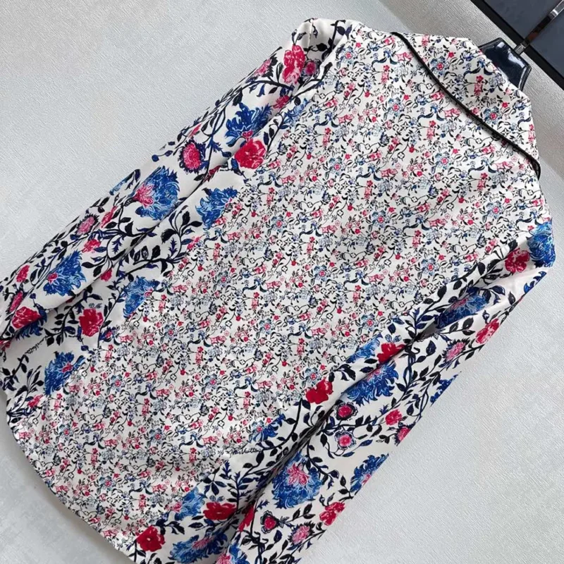 Louis Vuitton Damen Floral Vine Pyjama Shirt 1AHHVI