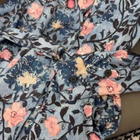 Louis Vuitton Women Floral Vine Shirt Dress 1AHHZY (1)