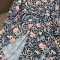 Louis Vuitton Women Floral Vine Shirt Dress 1AHHZY (1)