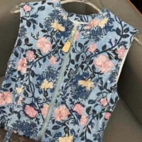 Louis Vuitton Women Floral Vine Zip-Up Dress 1AHHZ2 (1)