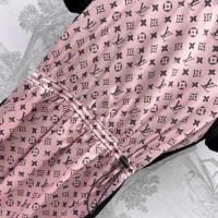 Louis Vuitton Women Monogram Front Drawstring Dress 1AIAYM (1)