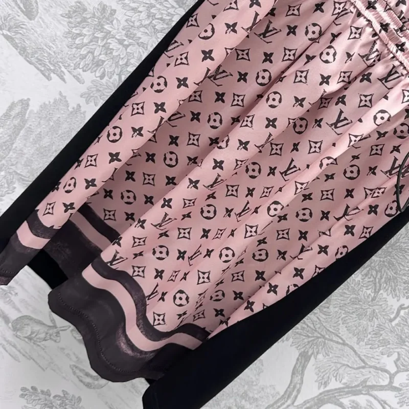 Louis Vuitton Women Monogram Front Drawstring Dress 1AIAYM