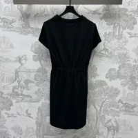 Louis Vuitton Women Monogram Front Drawstring Dress 1AIAYM (1)