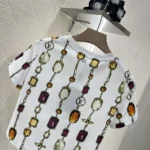 Louis Vuitton Dam Halsband Tryckt Crop Top 1AI438