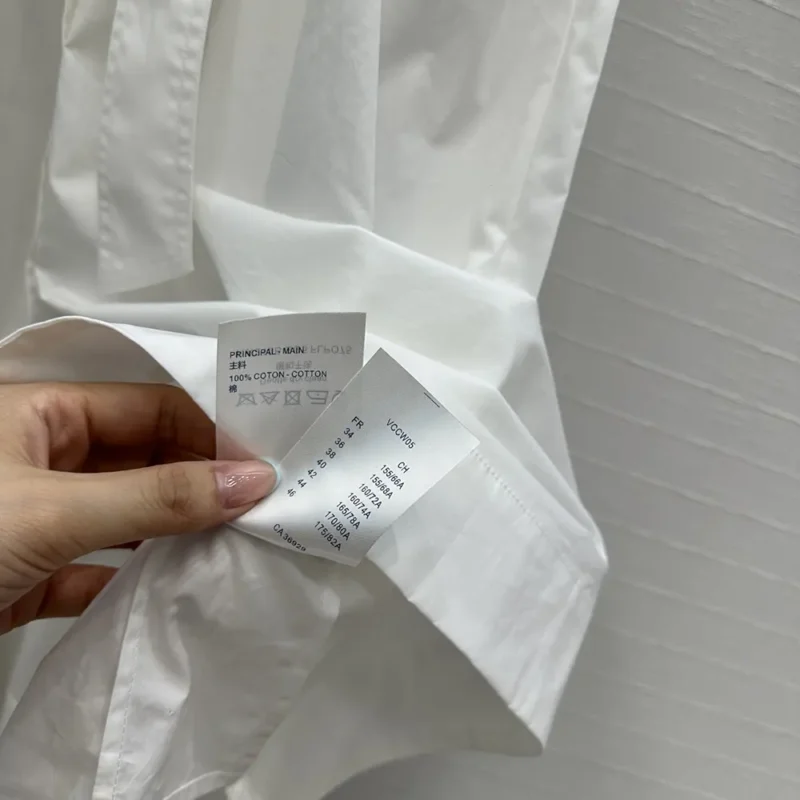 Louis Vuitton Women Puff-Sleeve Shirt Dress 1AIAOP
