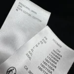 T-shirt da donna Louis Vuitton con monogramma frontale lavato 1AIAZY