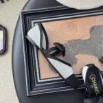 Chanel Women Mary Janes Mesh Grosgrain-White G46701