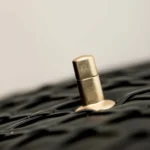 Chanel Women Mini Flap Bag Metallized Braided Calfskin Gold Tone Metal-Gold