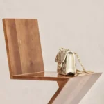 Chanel Women Mini Flap Bag Metallized Braided Calfskin Gold Tone Metal-Gold