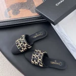 Chanel Damen Pantoletten Lammleder Grosgrain-Schwarz G46653