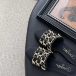 Chanel Damen Pantoletten Lammleder Grosgrain-Schwarz G46653