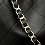 Chanel Women Shopping Bag Calfskin Gold Tone Metal AS5657