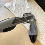 Chanel Dam Slingbacks Getskinn Grosgrain-GråSvart