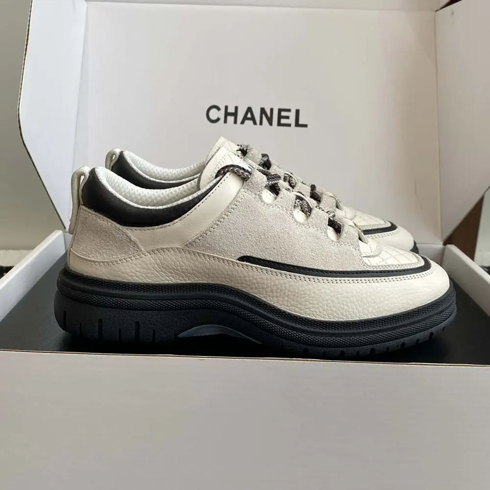 Chanel Women Sneakers Calfskin Suede Calfskin Lambskin G46258 (3) Chanel Women Sneakers Calfskin Suede Calfskin Lambskin G46258