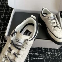 Chanel Women Sneakers Calfskin Suede Calfskin Lambskin G46258 (1)
