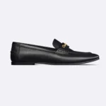 Dior Damloafers i svart, smidigt kalvskinn KDF039VSO