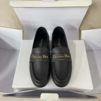 Dior Damloafers i svart, smidigt kalvskinn för pojkar KDF039VSO (1)