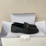 Dior Damloafers i svart, smidigt kalvskinn KDF039VSO