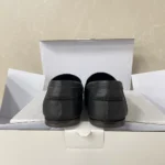 Dior Damloafers i svart, smidigt kalvskinn KDF039VSO