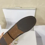 Dior Damloafers i svart, smidigt kalvskinn KDF039VSO