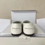 Dior Women Boy Loafer White Supple Calfskin KDF039VSO