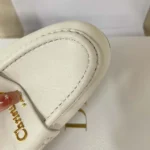 Dior Women Boy Loafer White Supple Calfskin KDF039VSO