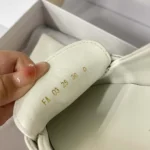 Dior Women Boy Loafer White Supple Calfskin KDF039VSO